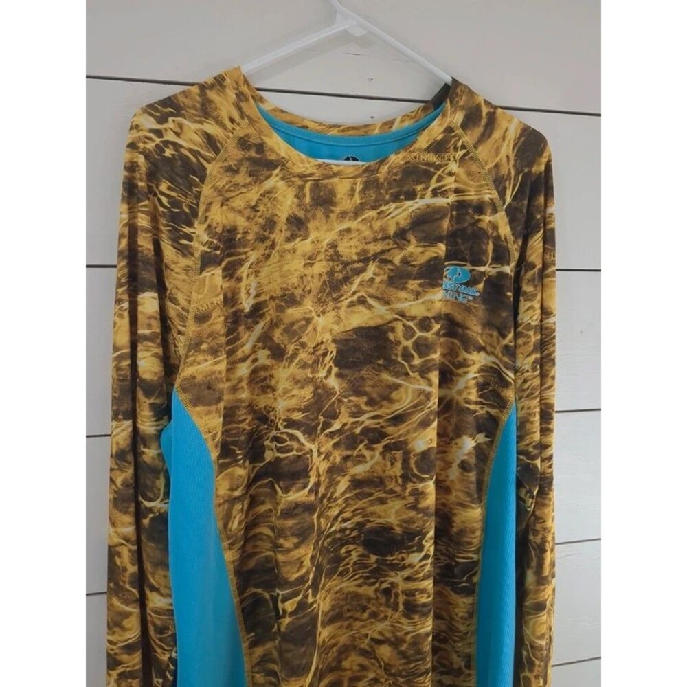 Mossy oak fishing long sleeved shirt XL spandex summer fall sports boat lake